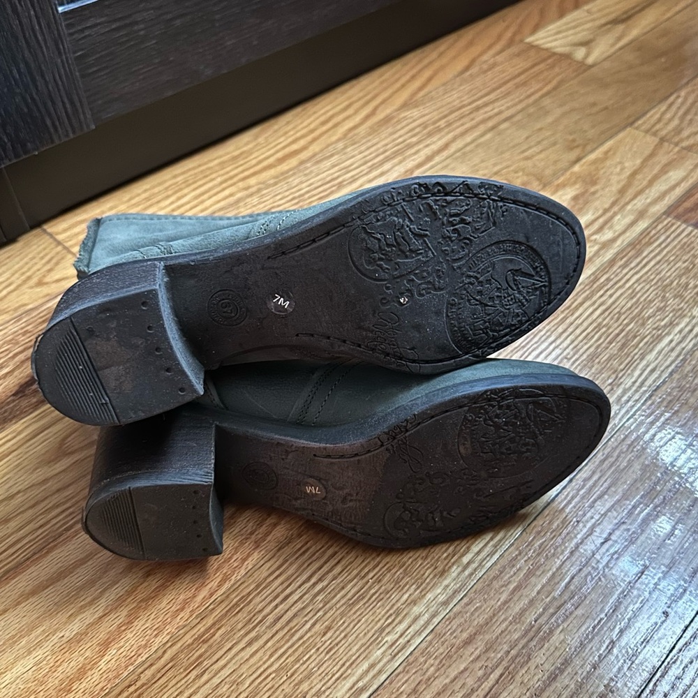 Leather Booties - image 8